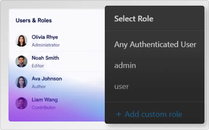 CMS platform user roles image